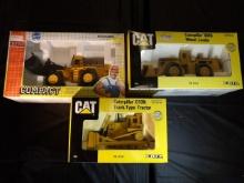 (3X) 1/50 Cat D10N Dozer, Cat 988B Wheel Loader, Michigan L320 Toys, By The