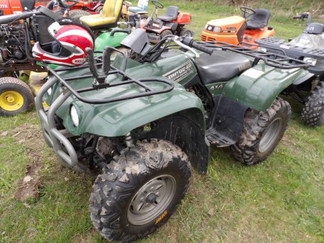 Yamaha Big Bear 400 ATV 4 Wheeler, 4x4, 480 Hours, Like New Tires, Clean