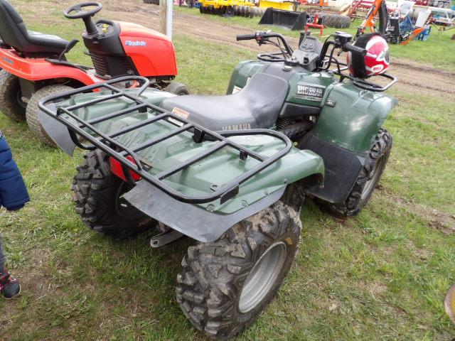 Yamaha Big Bear 400 ATV 4 Wheeler, 4x4, 480 Hours, Like New Tires, Clean