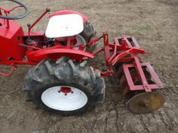 Speedex Garden Tractor w/ 3pt Disc & Drawbar, Runs & Drives Good, Electric