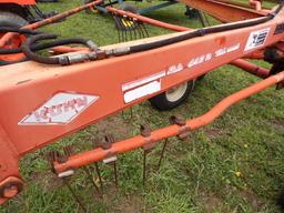 Kuhn GA4100 TH Rotary Rake, 11' Wide, Hydraulic Lift, 540 Pto, Tandam Wheel