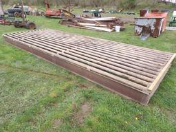 8'x21' Cattle Guard In-Ground Driveway Gate