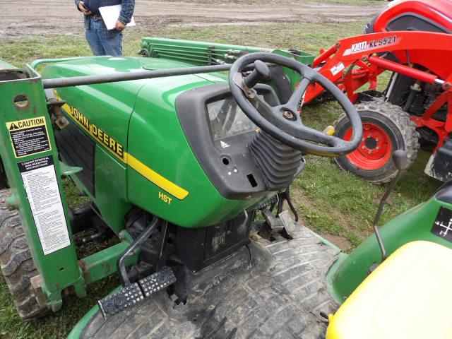 John Deere 4400 4wd Compact Tractor w/ 430 Loader, Hydro, R4 Tires, 7000 Ho