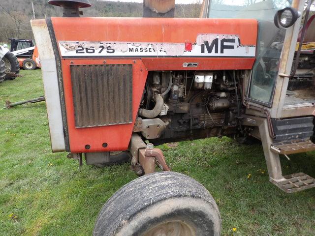 Massey Ferguson 2675 2wd Tractor, Runs & Drives But The Clutch Slips, 3 Spe