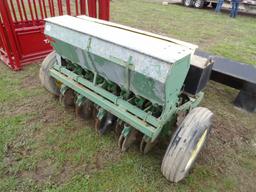 John Deere 187B 3pt No Til Grain Drill w/ Grass Seed, Heavy Concrete Weight