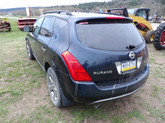 04 Nissan Murano w/ Title, Lots Of Rust, Drove In Line, ALL VEHICLES AS-IS