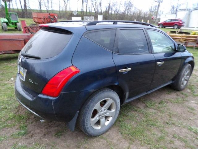04 Nissan Murano w/ Title, Lots Of Rust, Drove In Line, ALL VEHICLES AS-IS