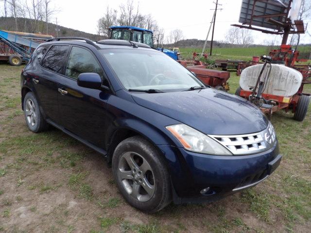 04 Nissan Murano w/ Title, Lots Of Rust, Drove In Line, ALL VEHICLES AS-IS