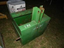 John Deere I Match 3pt Weight Box