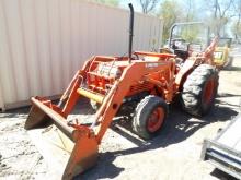 Kubota L3650 4wd Compact Tractor w/ Loader & Backhoe, Glide Shift (Powershi