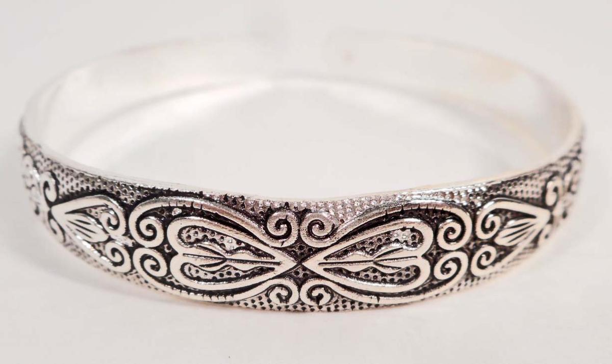 TIBETAN SILVER CUFF BRACELET