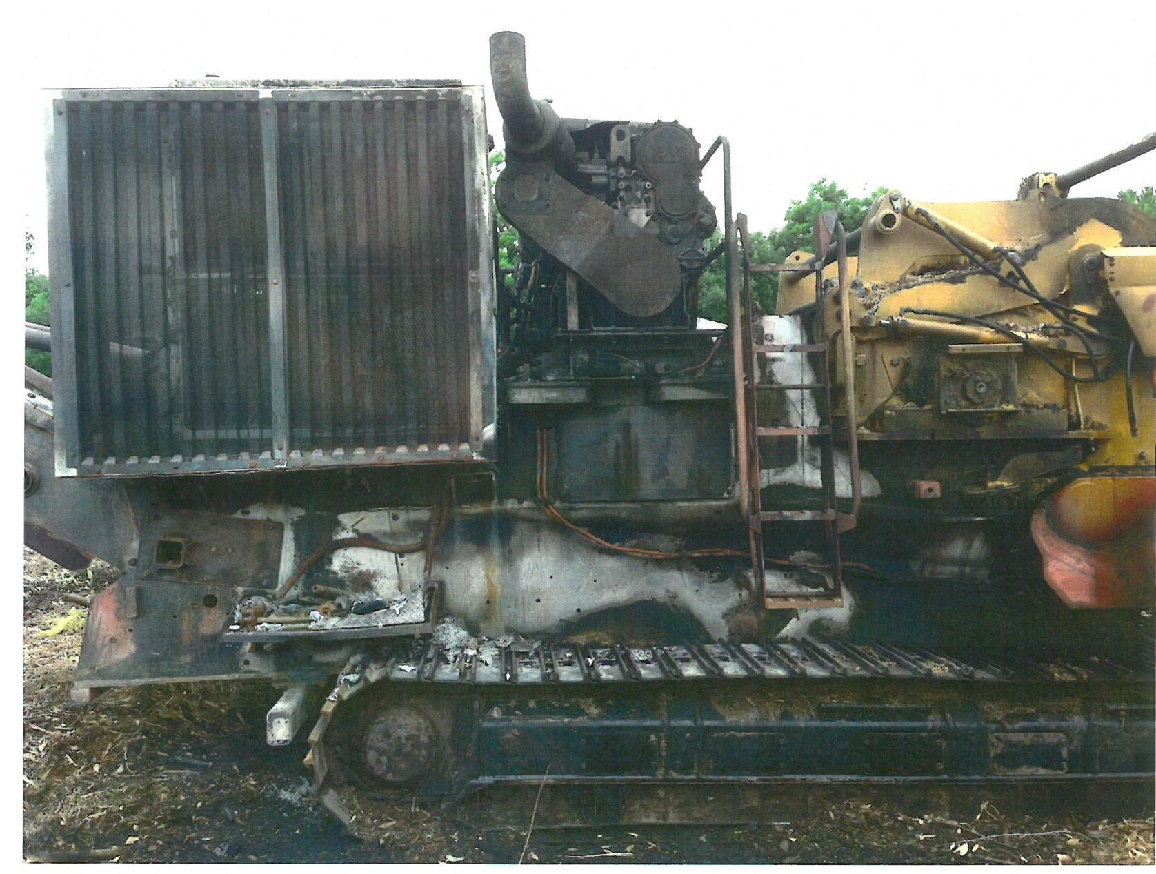 2008 Vermeer Horizontal Grinder fire loss