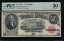1917 $2 Legal Tender Note PMG 30