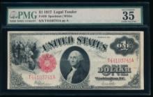 1917 $1 Legal Tender Note PMG 35