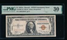 1935A $1 Hawaii Silver Certificate PMG 30