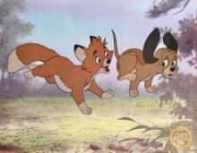 Disney Fox And The Hound Sericel Animation Art Cel