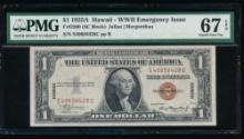 1935A $1 Hawaii Silver Certificate PMG 67EPQ