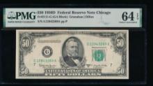 1950D $50 Chicago FRN PMG 64EPQ