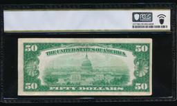 1928 $50 Gold Certificate PCGS 55