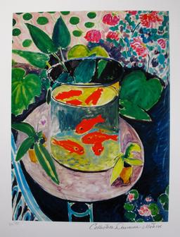 Henri Matisse GOLDFISH Estate Signed Limited Edition Giclee