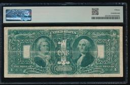 1896 $1 Educational Silver Certificate PMG 15