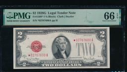 1928G $2 STAR Legal Tender Note PMG 66EPQ