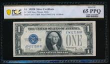 1928B $1 Silver Certificate PCGS 65PPQ