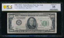 1934A $500 New York FRN PCGS 35