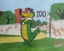 Hanna Barbera Wally Gator Sericel Animation Art Serigraph Cel