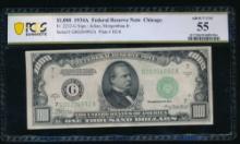 1934A $1000 Chicago FRN PCGS 55