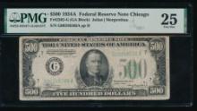 1934A $500 Chicago FRN PMG 25