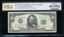 1963A $50 Cleveland FRN PCGS 66PPQ