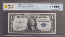 1935A $1 Silver Certificate PCGS 67PPQ