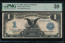 1899 $1 Black Eagle Silver Certificate PMG 30