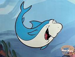 Hanna Barbera Jabberjaw Sericel Animation Art Serigraph Cel