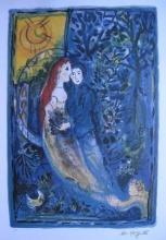 Wedding Lithograph by Marc Chagall