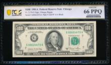 1981A $100 Chicago FRN PCGS 66PPQ