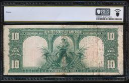 1901 $10 Bison Legal Tender Note PCGS 30