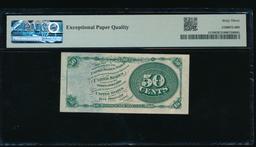 50 Cent Fourth Issue Fractional PMG 63EPQ