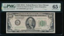 1934A $100 Chicago Mule FRN PMG 65EPQ