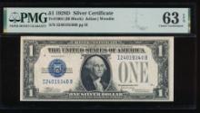 1928D $1 Silver Certificate PMG 63EPQ