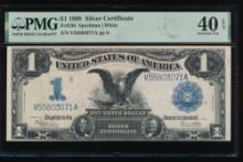 1899 $1 Black Eagle Silver Certificate PMG 40EPQ