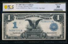 1899 $1 Black Eagle Silver Certificate PCGS 30