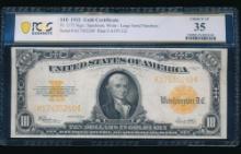 1922 $10 Gold Certificate PCGS 35