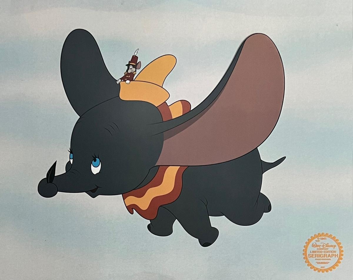 Disney Dumbo Sericel Limited Edition Animation Art Serigraph Cel