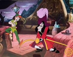 Disney Peter Pan & Captain Hook Sword Limited Edition Sericel
