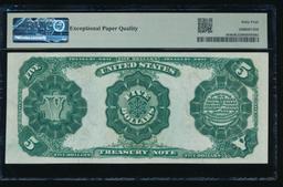 1891 $5 Treasury Note PMG 64EPQ