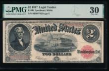 1917 $2 Legal Tender Note PMG 30