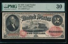 1878 $2 Legal Tender Note PMG 30