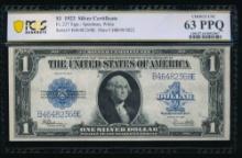 1923 $1 Silver Certificate PCGS 63PPQ